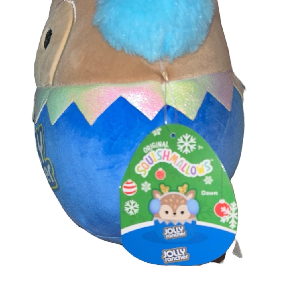 8-inch Holiday Dawn (Jolly Rancher) the Fawn Squishmallows - Picture 4 of 4